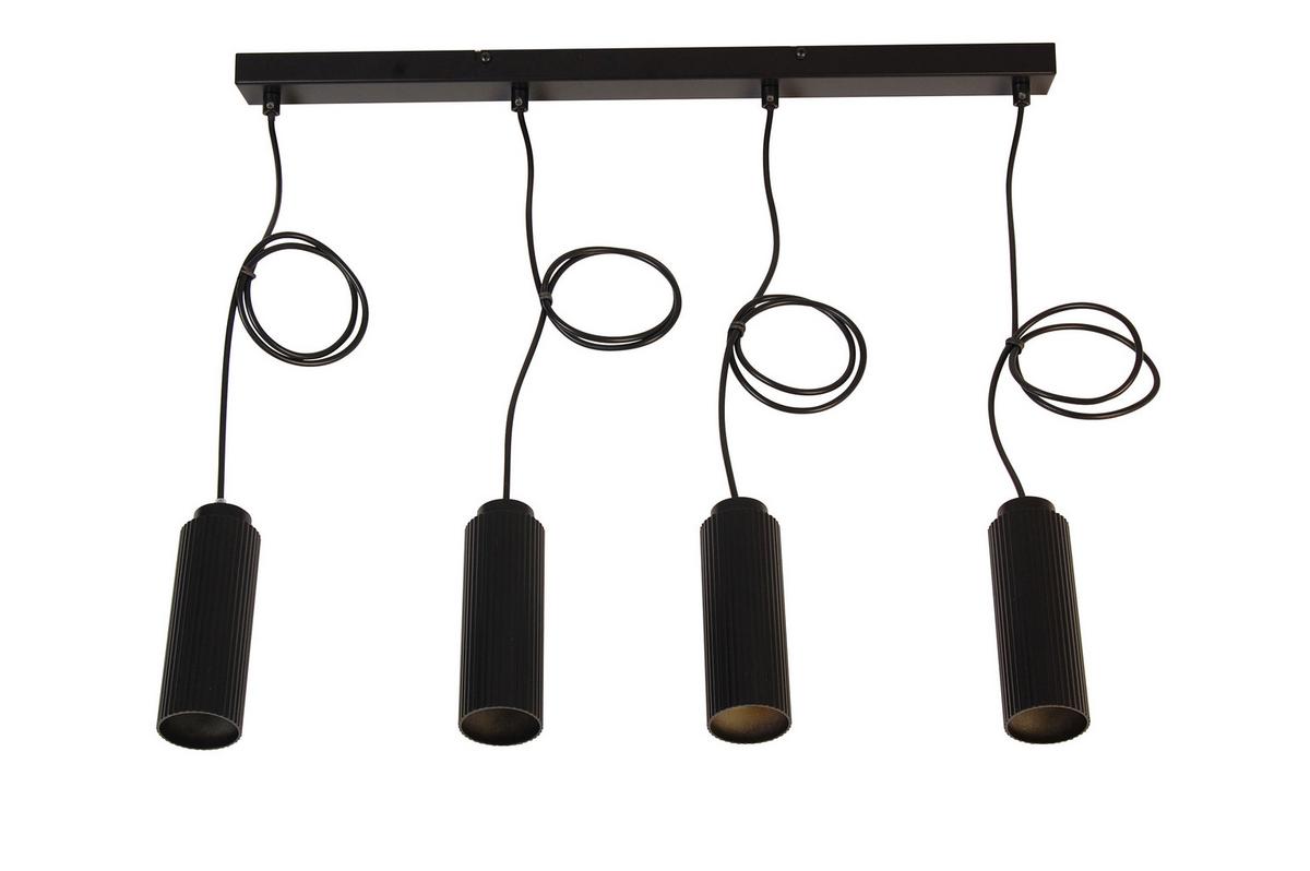 LAMPA WISZĄCA MIAMI - czarny, Trend, metal (65/9/120cm) - Novel