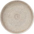 Okrasni Pladenj Janis - bela, les (45/4cm) - Mömax modern living