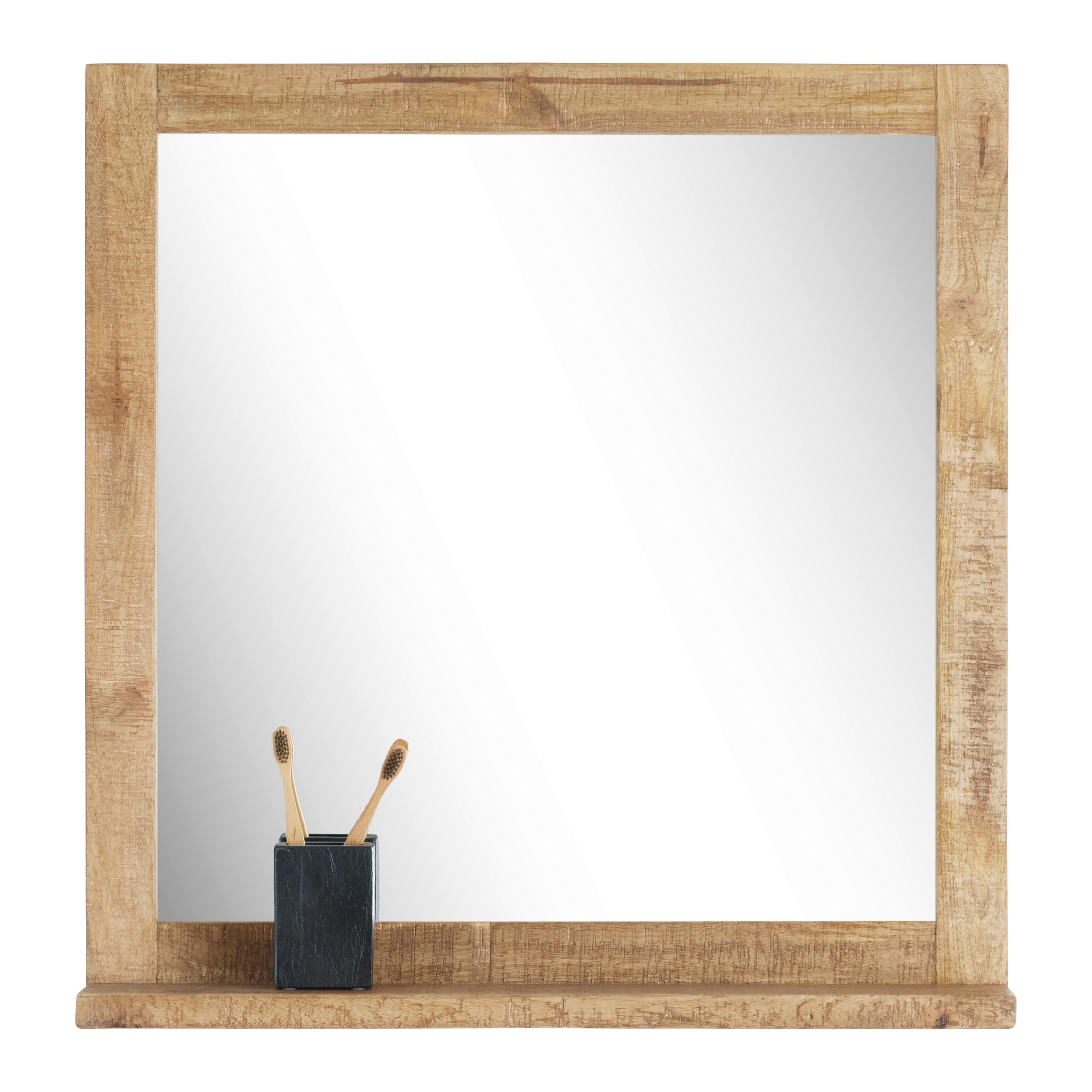 Spiegel Everest Naturfarben ca. 70x72,5x12cm - Naturfarben, Natur, Holz (70/72,5/12cm) - Mömax