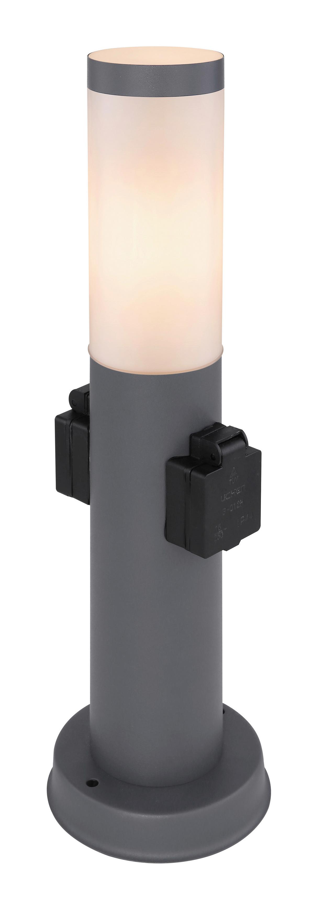 WEGELEUCHTE 3158AK - Anthrazit/Opal, Design, Kunststoff/Metall (12,7/45cm) - Globo