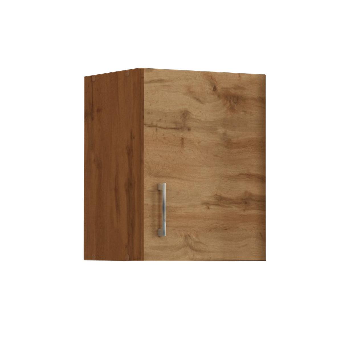 Küchenblock 'Sorrento' , Eichefarben - Chromfarben/Schieferfarben, MODERN, Holzwerkstoff/Metall (210cm) - Held