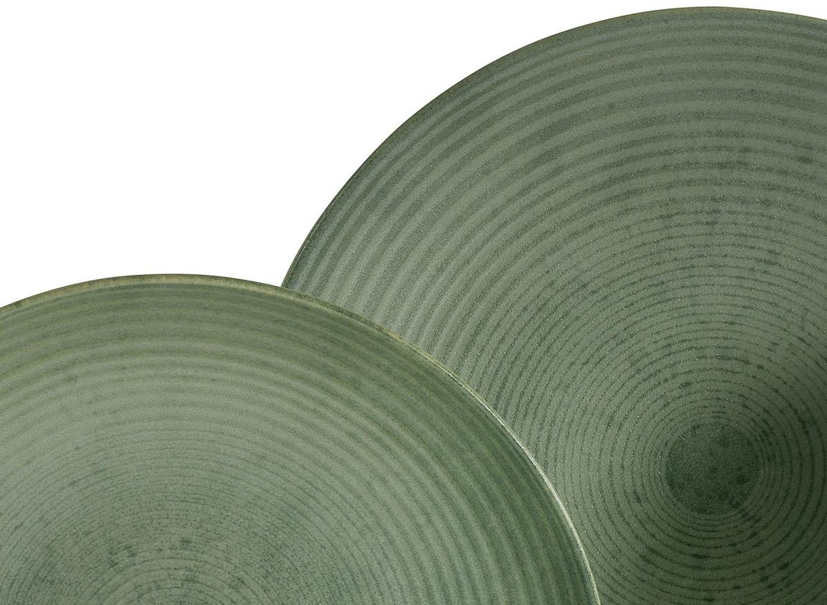 Jedilni Servis Catania Eukalyptus, 12-Delni - zelena, Basics, keramika - Creatable