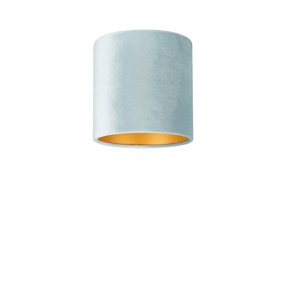 ABAŻUR CL2020H18-VELOUR - jasnoniebieski, Basics, metal/tkanina (20/18cm)