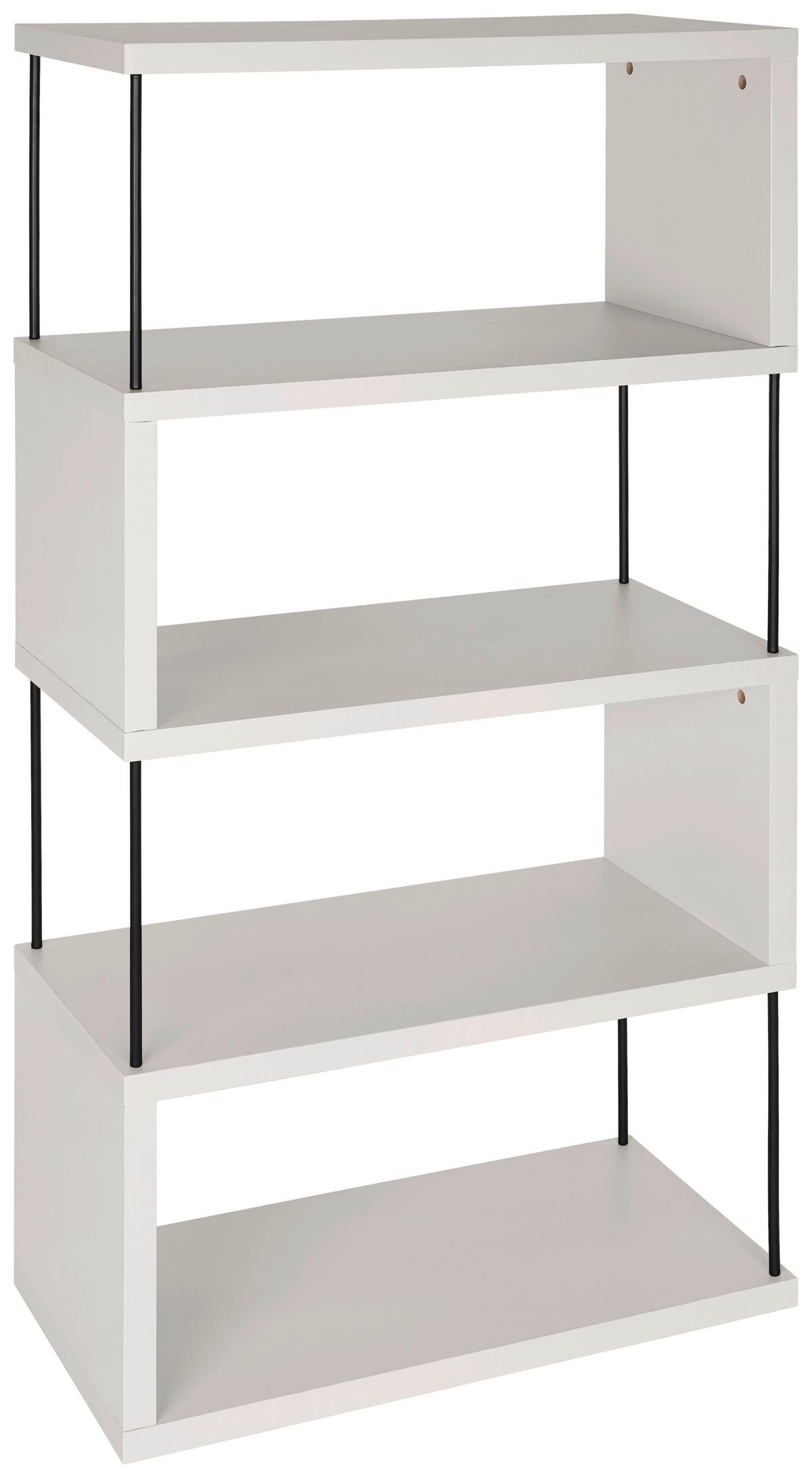 Meran Polica - kašmir/crna, Trend, drvni materijal/metal (66/136,5/35cm) - Modern Living