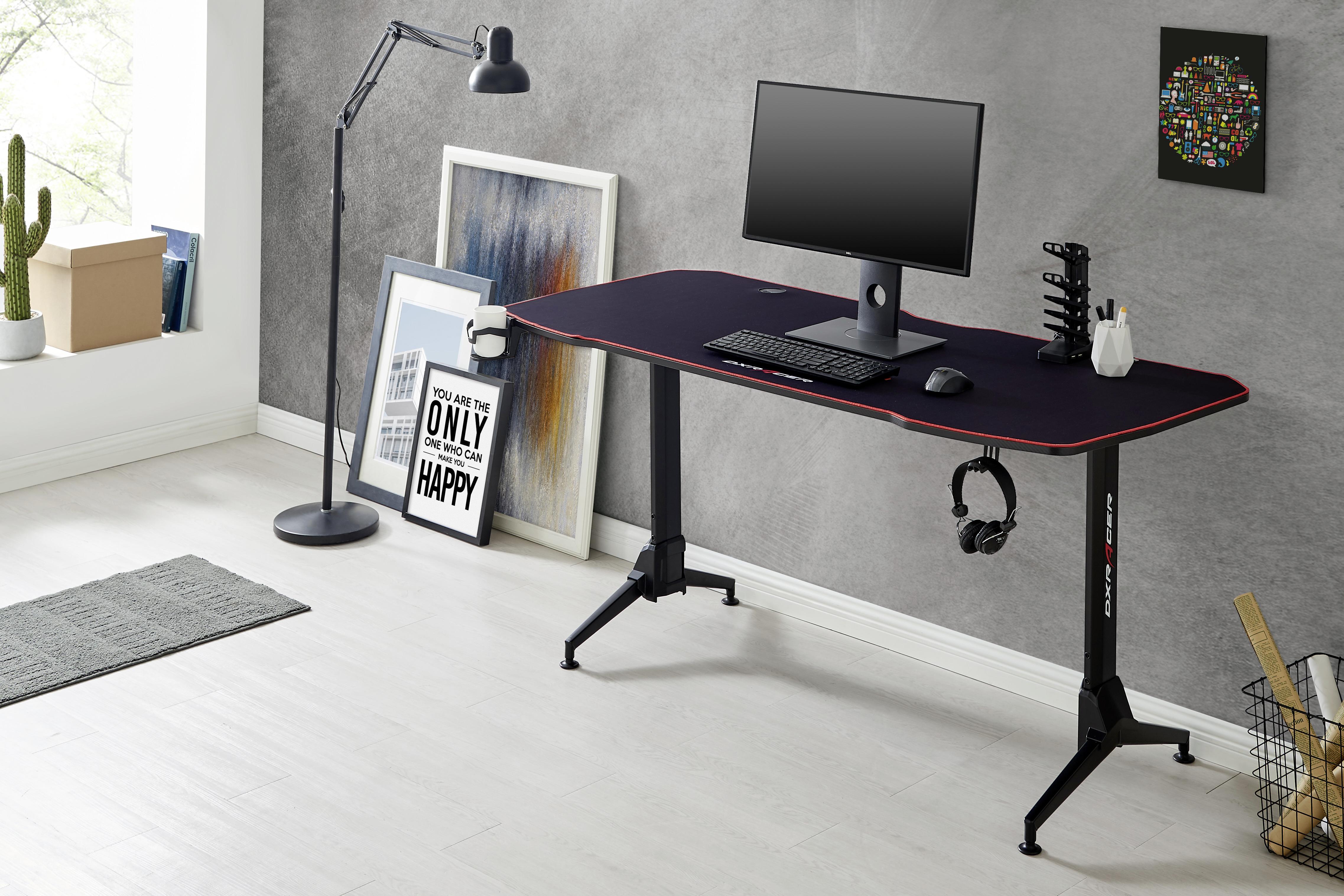 Stol Za Računalo Dx Racer 12 - crna/antracit, Lifestyle, drvni materijal/metal (160/70-80/75cm) - Mömax