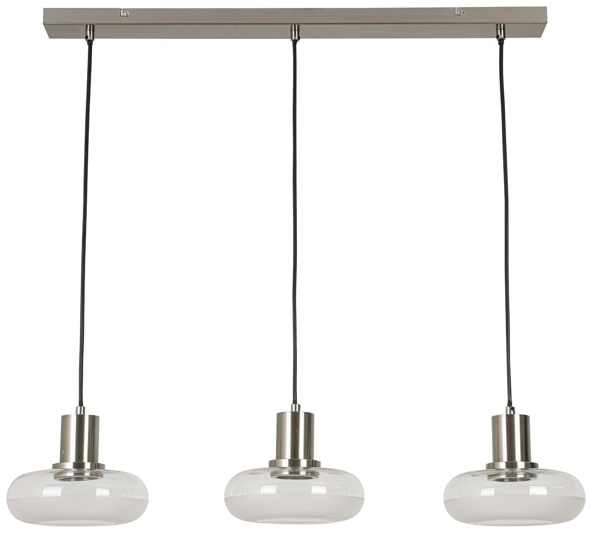 LAMPA WISZĄCA KATHARINA - biały/przezroczysty, Trend, tworzywo sztuczne/metal (85/20/120cm) - Novel