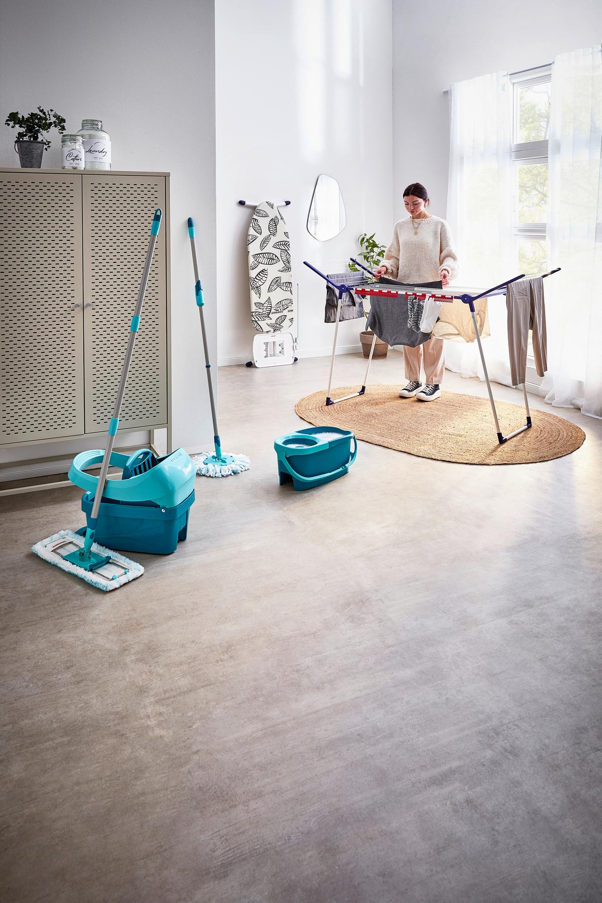 ZESTAW DO CZYSZCZENIA PODŁÓG 52101 - Basics (109-140cm) - Leifheit