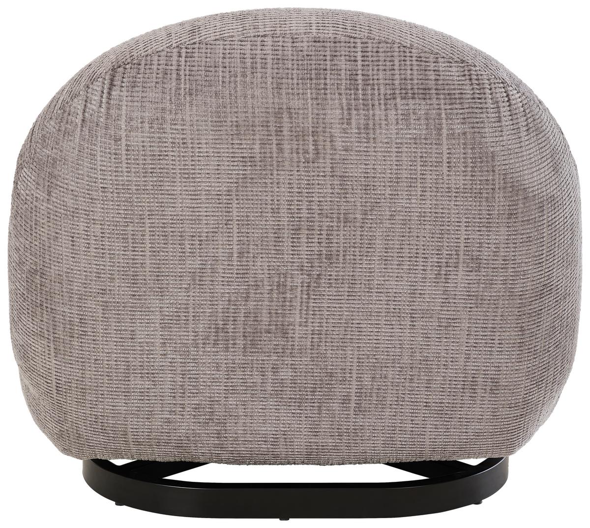 FOTEL KATE - jasnoszary/czarny, Trend, metal/tkanina (75/66/87cm) - P & B