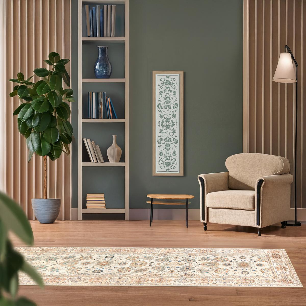 CHODNIK JANE LIVING-CLASSIC8191 - jasnoróżowy/masa perłowa, Design, tkanina (80/250cm) - Lindorug