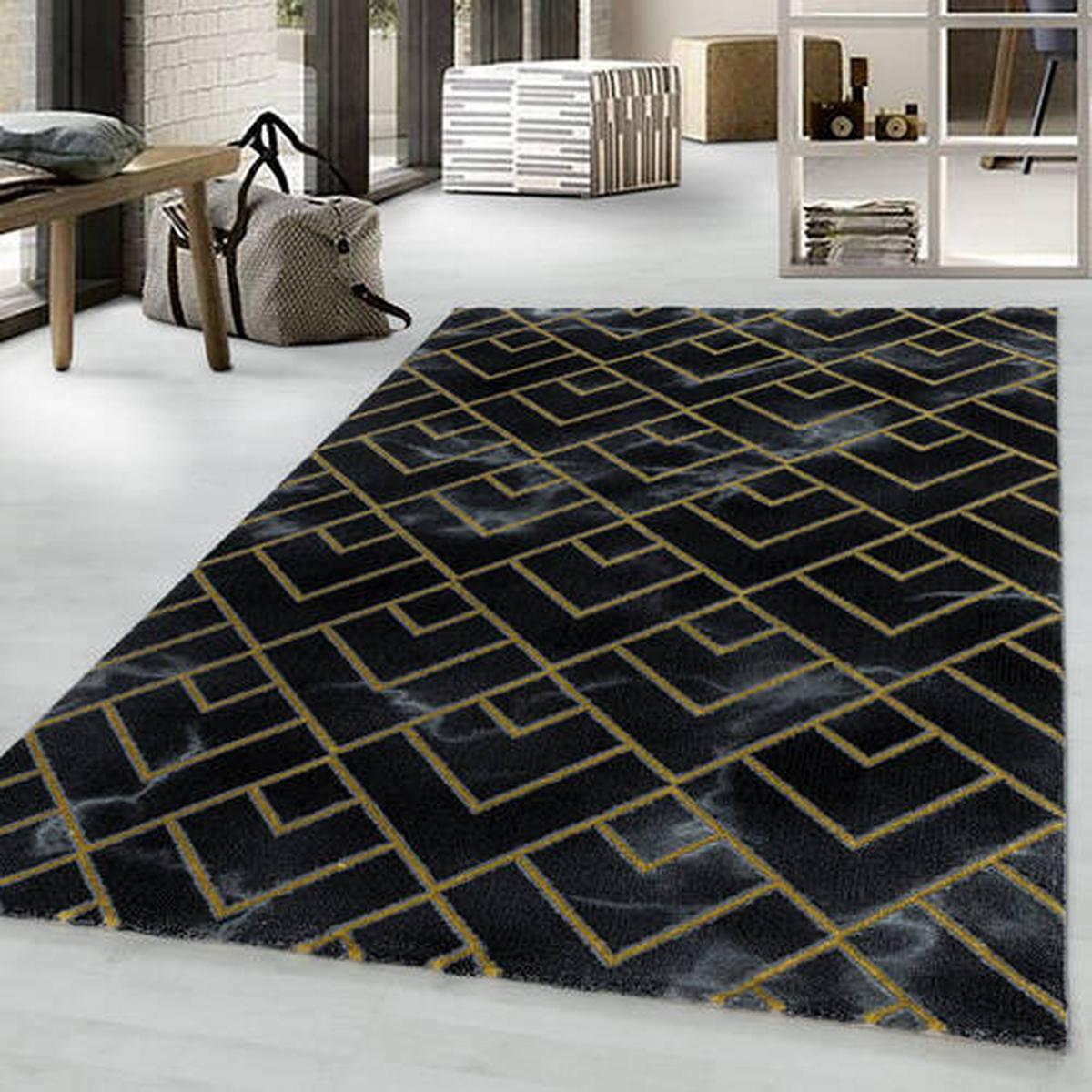 Läufer Naxos Goldfarben ca. 80x250cm - Goldfarben, Design, Textil (80/250cm)