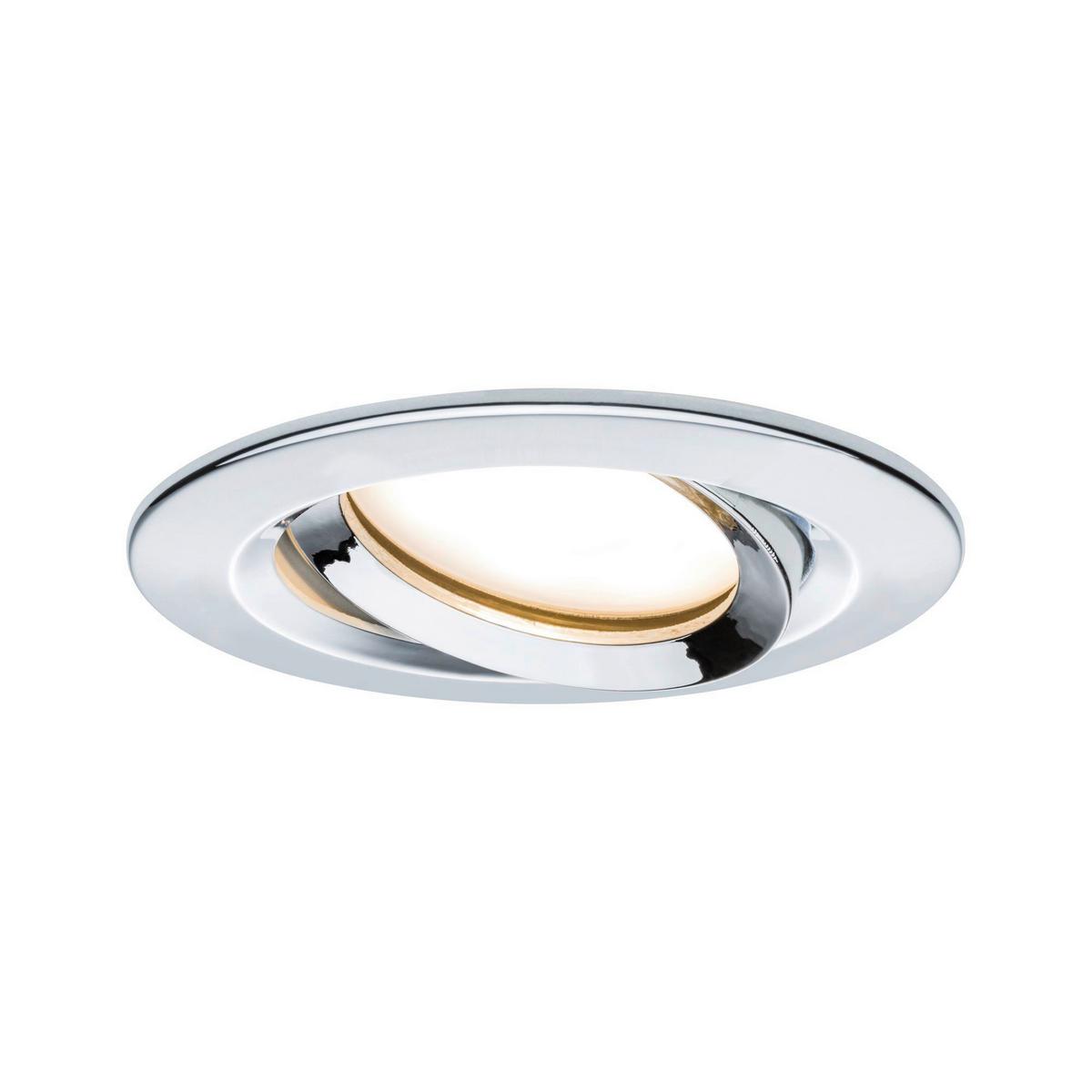 Deckenleuchte Nova in Alufarben max. 6,5 Watt - Design (8,4cm) - Paulmann