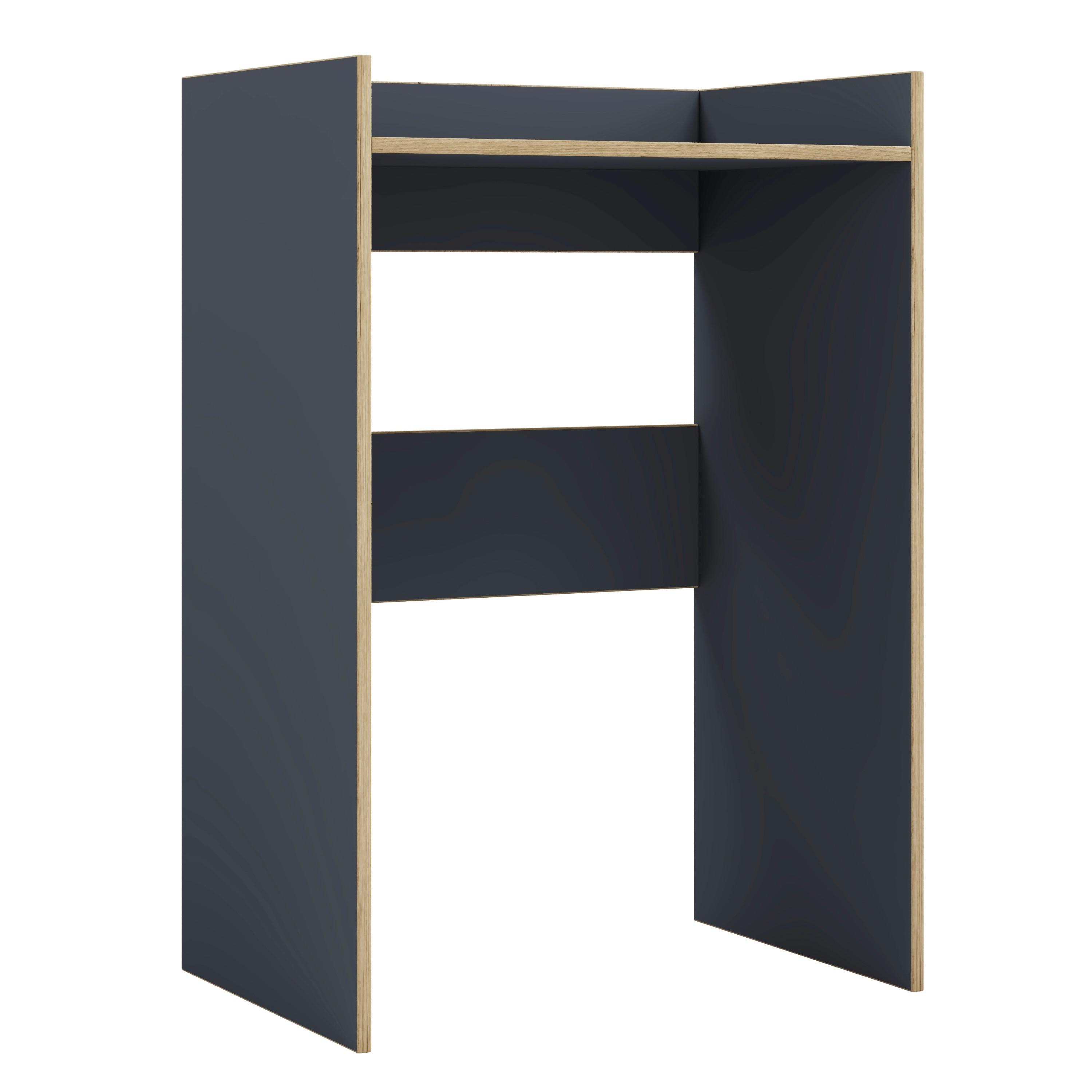Waschmaschinenschrank Rislo - Honigeiche/Anthrazit, Trend, Holzwerkstoff (67/100/48cm) - MID.YOU