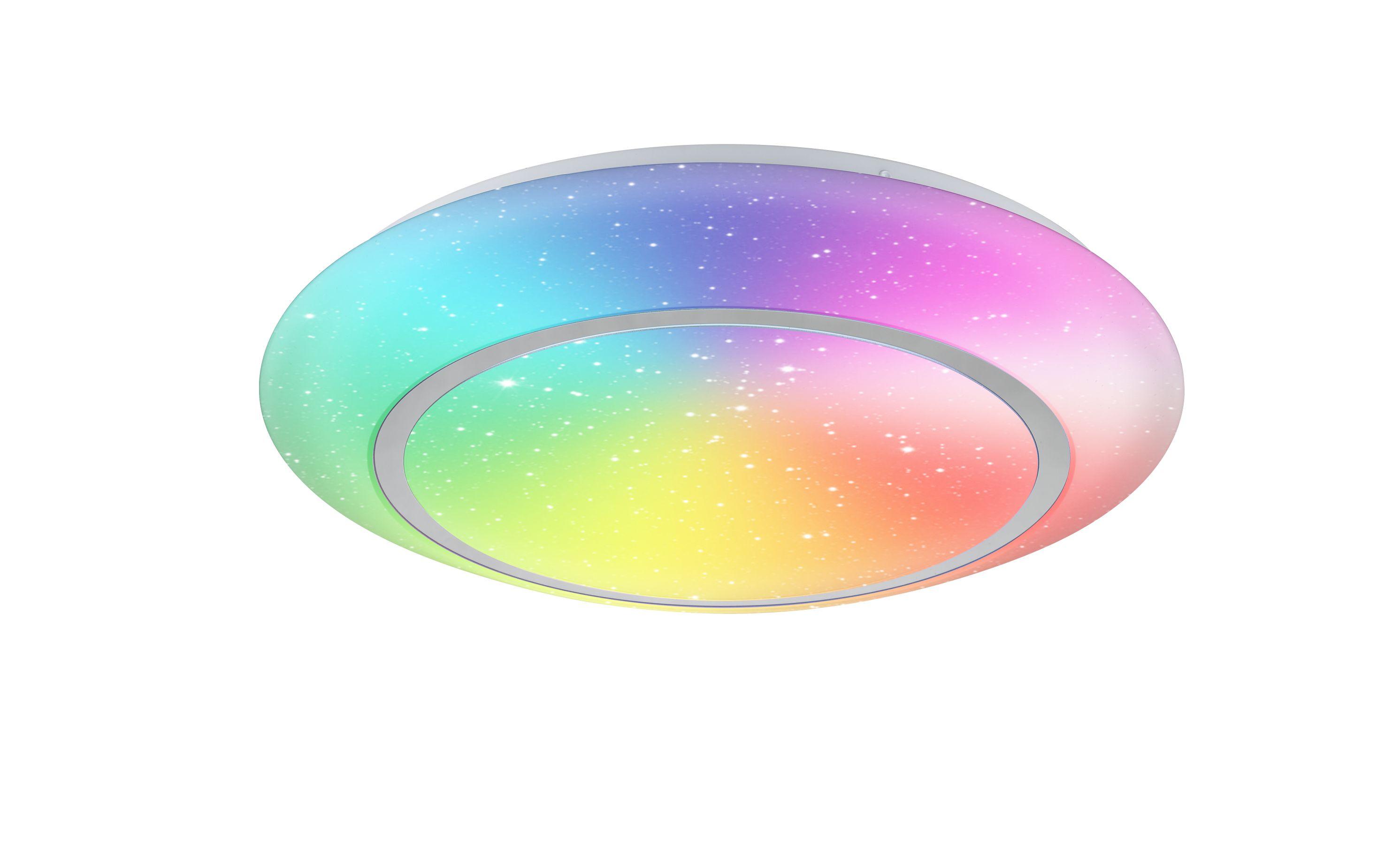 LAMPA SUFITOWA LED RAINBOW *SBN*SH* - biały, Lifestyle, tworzywo sztuczne/metal (50/9cm) - Novel