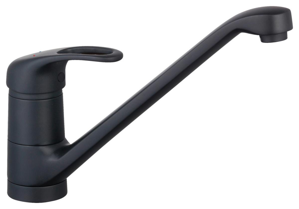 Küchenarmatur Grande in Schwarz matt - Schwarz, Lifestyle, Kunststoff/Metall (5,5/20/27cm) - Schütte