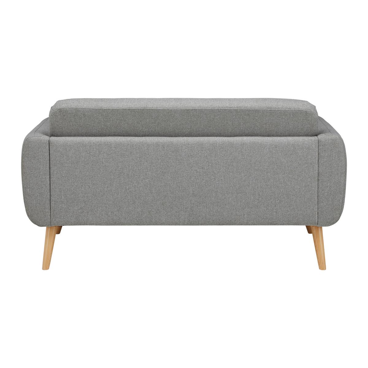 Canapea cu 2 locuri PIA - gri închis, Modern, textil (146/76/75cm) - Bessagi Home