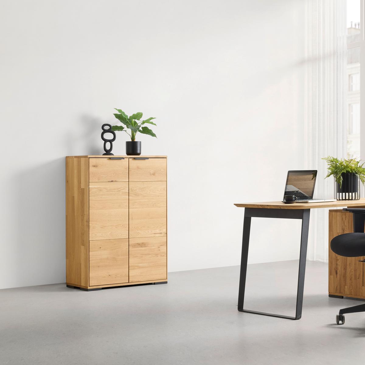 Aktenschrank Albero Naturfarben - Naturfarben, MODERN, Holz (80/113/38cm) - Mömax