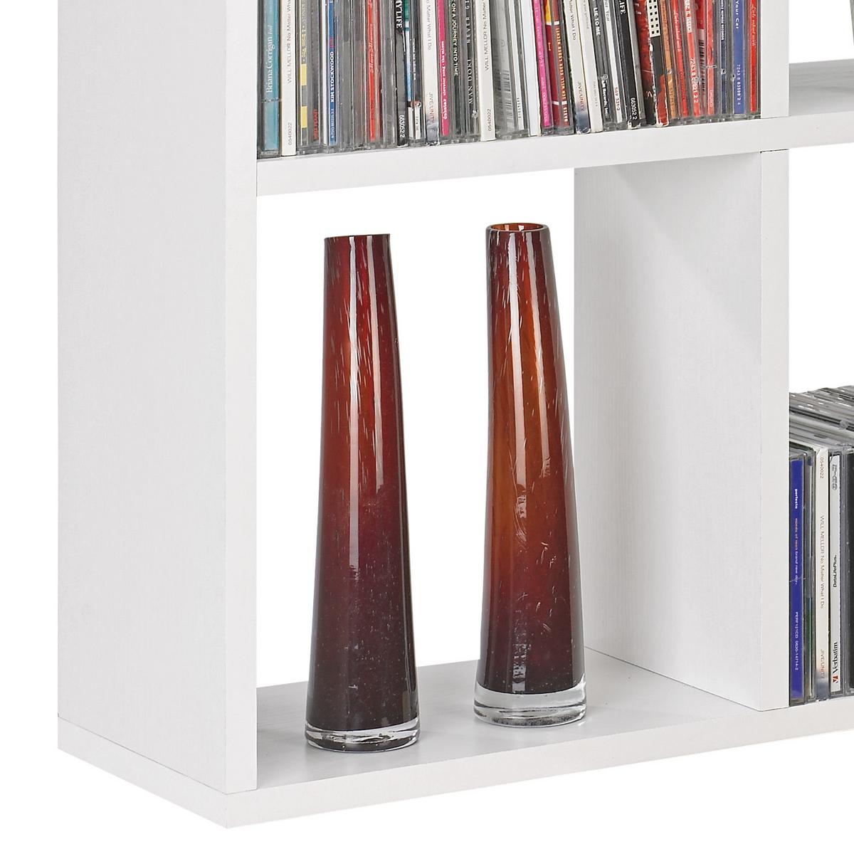 Etajeră suspendată Alex - alb, Modern, material pe bază de lemn (60/60/18cm) - Best Price