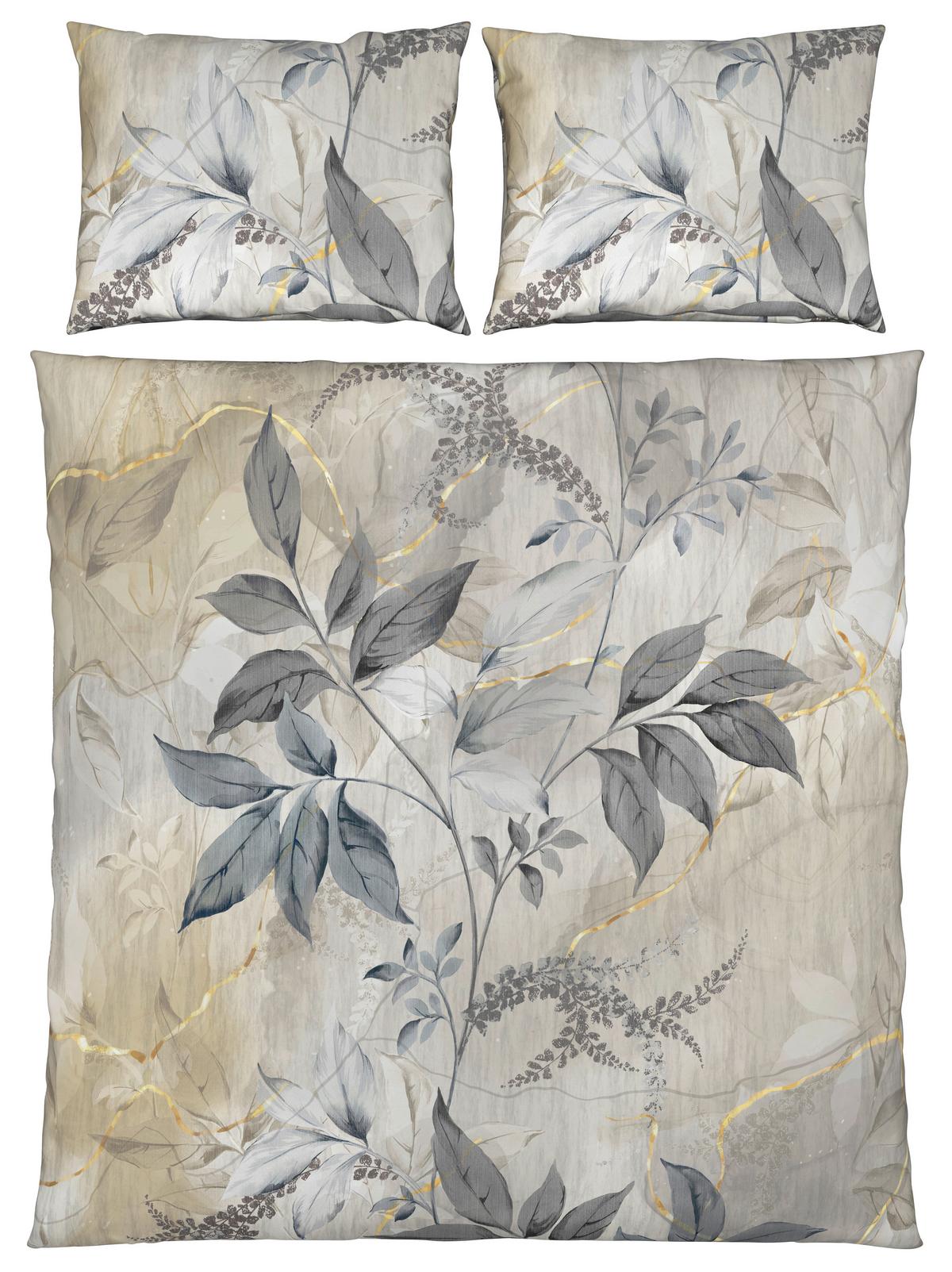Bettwäsche Chiara XXL Beige ca. 200x220cm - Beige, KONVENTIONELL, Textil (200/220cm) - Modern Living