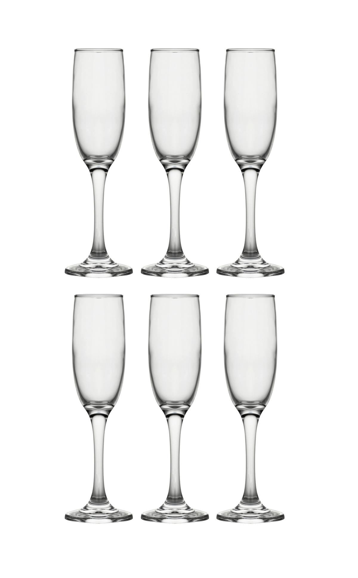 Set Kozarcev Wine, 6-Delni - prosojno, Basics, steklo (6,8/21,5cm) - Echtwerk