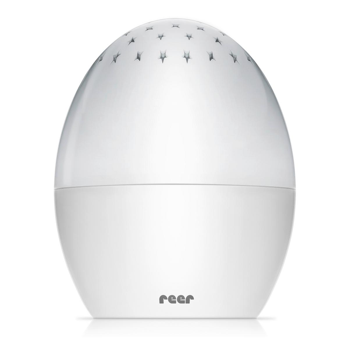 LAMPKA NOCNA DZIECIĘCA STARLINO - biały, Basics, tworzywo sztuczne (10,2/15,5/10,2cm) - Reer