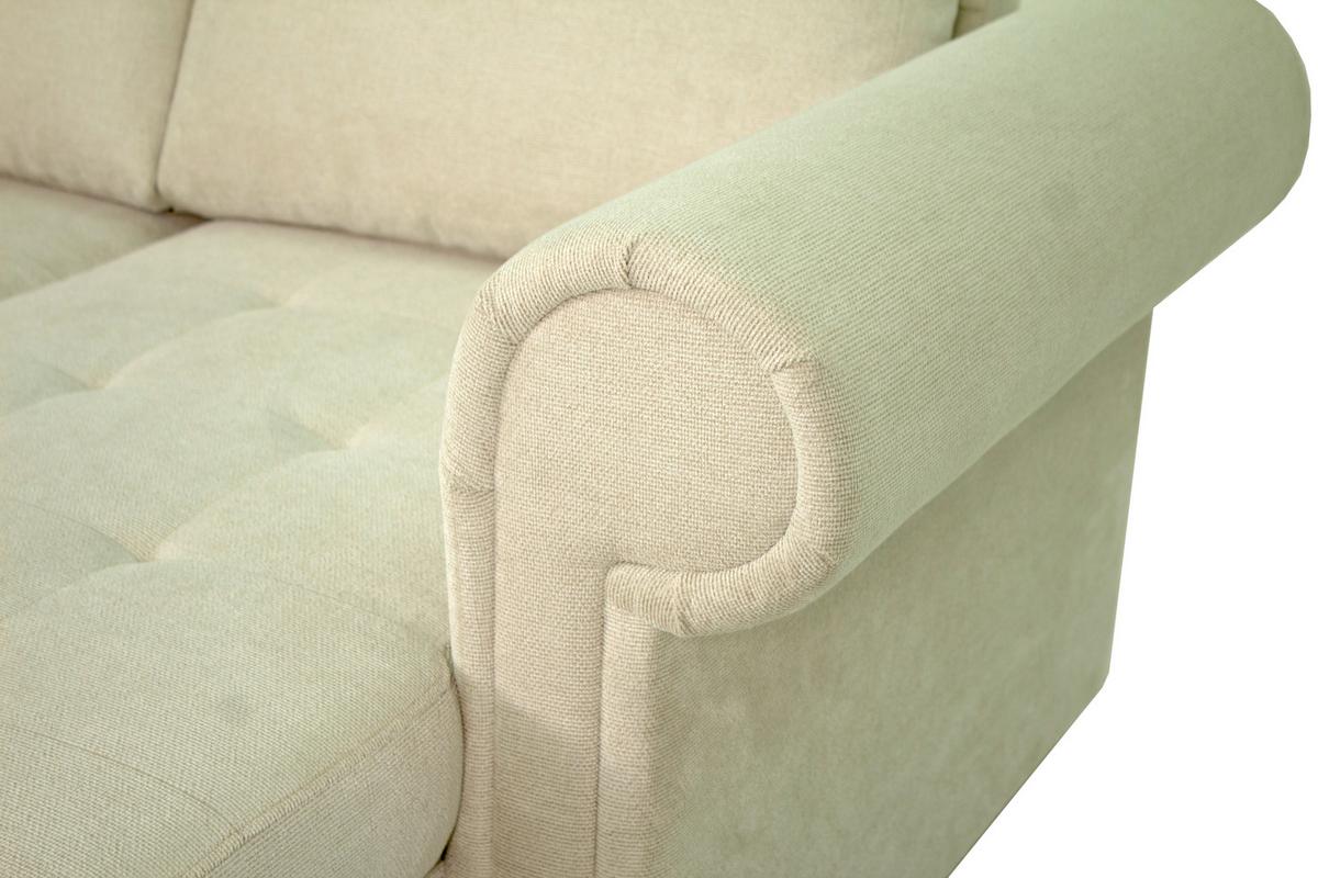 Kutna Garnitura Oslo - krem, Romantično / ladanjski, tekstil (260/85/155cm) - Modern Living
