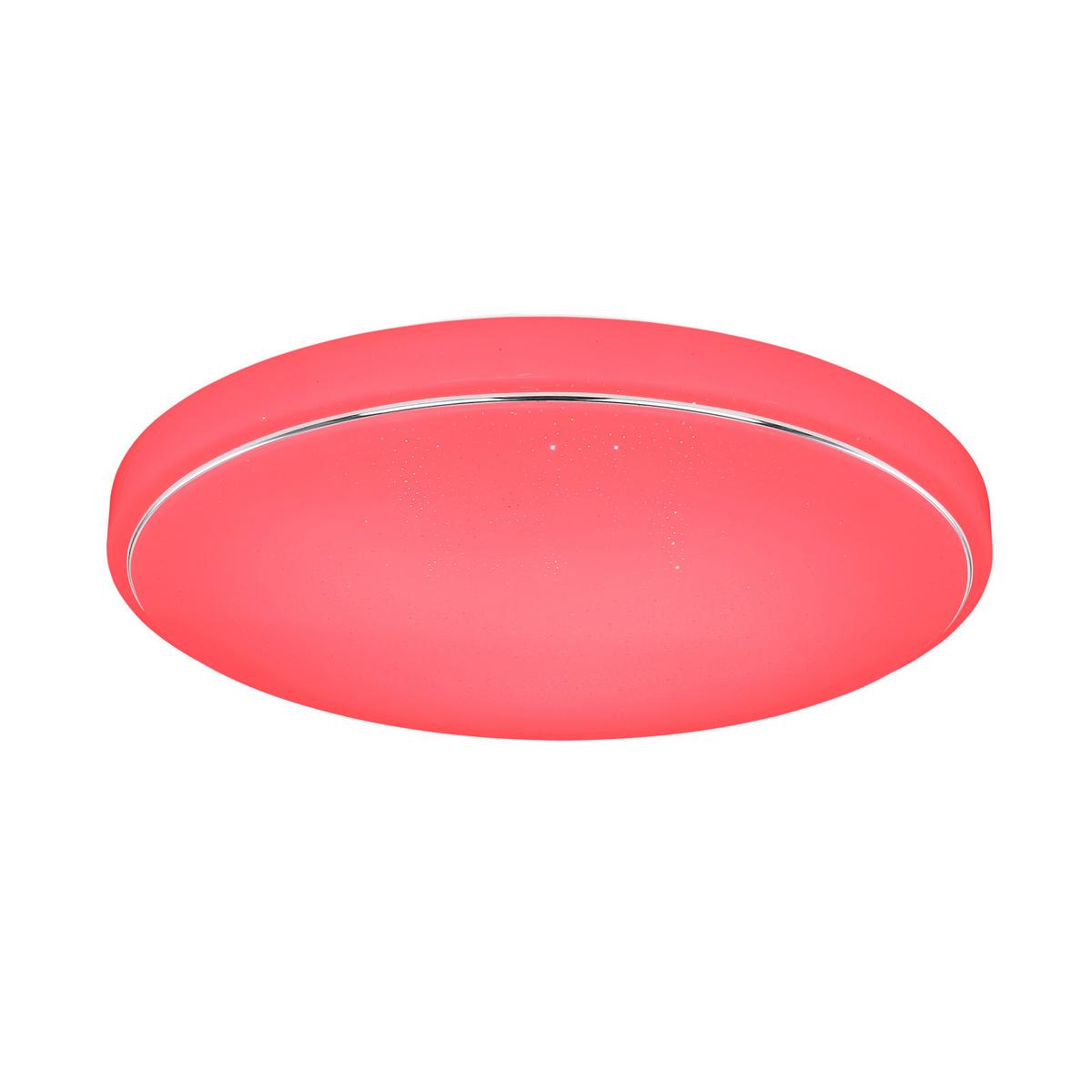 Led Mennyezeti Lámpa Kalle - króm/opál, Basics, műanyag/fém (57.5/8.5cm)