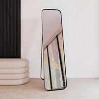 Spiegel Liv Schwarz ca. 41x154x68,5 cm - Schwarz, MODERN, Glas/Metall (41/154/68,5cm) - Bessagi Home