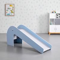 Kinderrutsche Elephant Blau MDF - Blau/Grau, MODERN (155/68/45cm) - Bessagi Kids