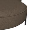 SOFFA NILAS - brun/svart, Modern, metall/trä (322/154cm) - Bessagi Home
