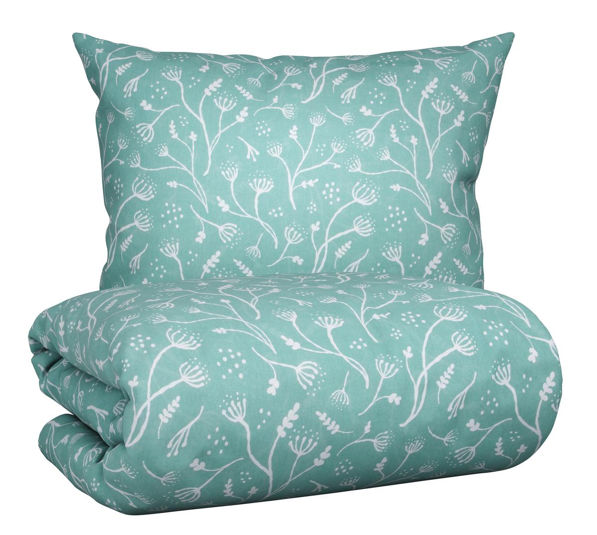 Ágyneműhuzat-garnitúra Frida - zöld, Konventionell, textil (140/200cm) - Best Price