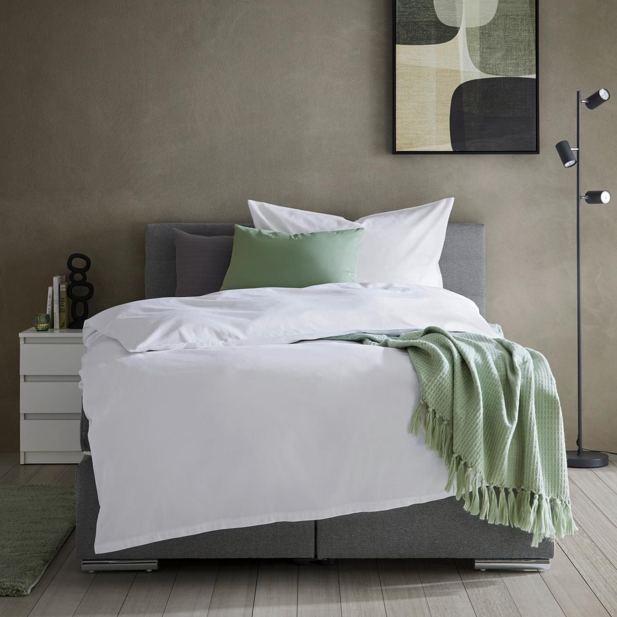 Prevleka Blazine Xenia Uni - bela, Moderno, tekstil (60/80cm) - Premium Living