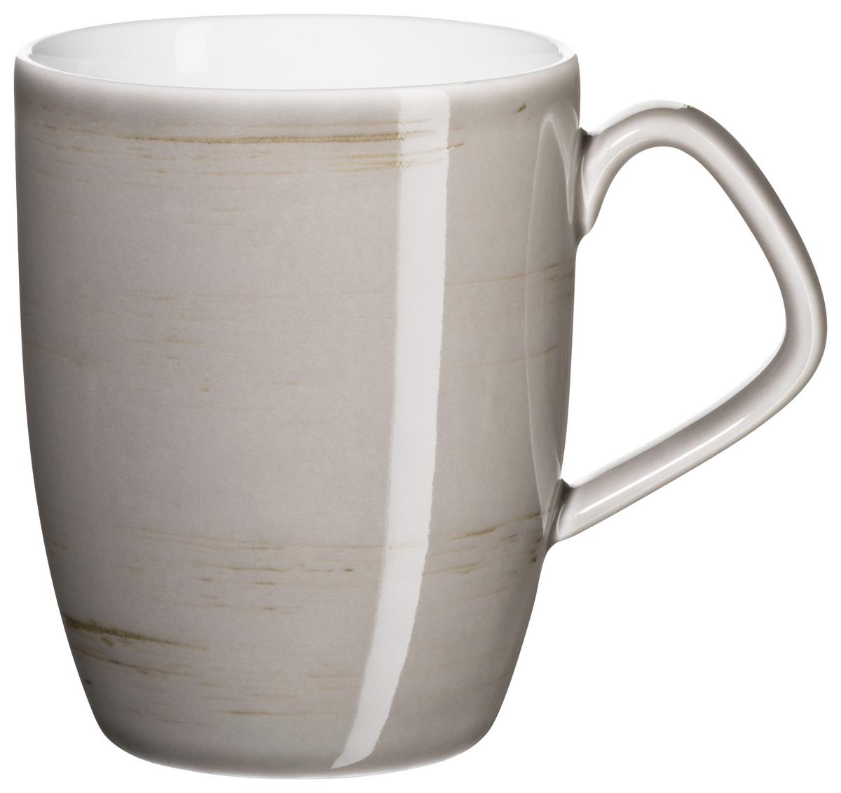 KOMBISERVICE 16-TLG DERBY - Blau/Weiss, Basics, Keramik (33/31,5/35cm) - Mäser