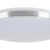 PLAFONNIER WINFRIED - couleur aluminium/blanc, KONVENTIONELL, métal/matière synthétique (50/9cm) - Mömax