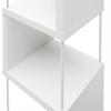 REK PINNAR - Wit, Modern, Houtcomposiet/Metaal (33/136,5/33cm) - Mömax