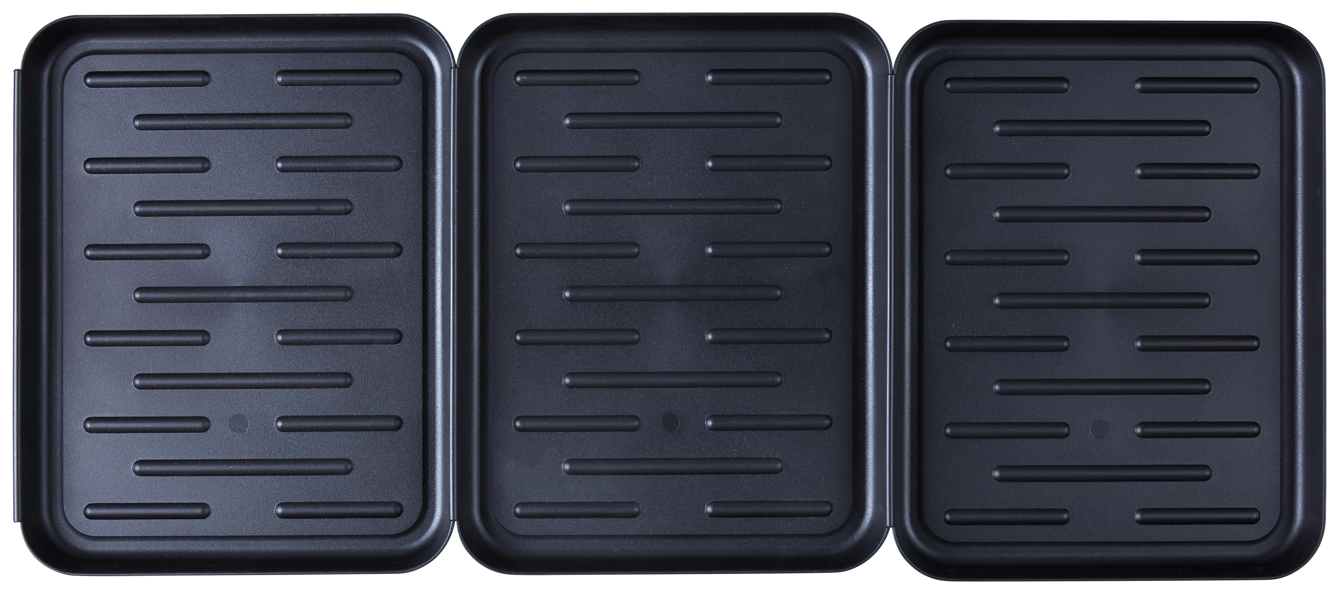 Schuhablage Texas in Schwarz, 3er Set - Schwarz, Basics, Kunststoff (27/54/81/35/3cm) - Modern Living