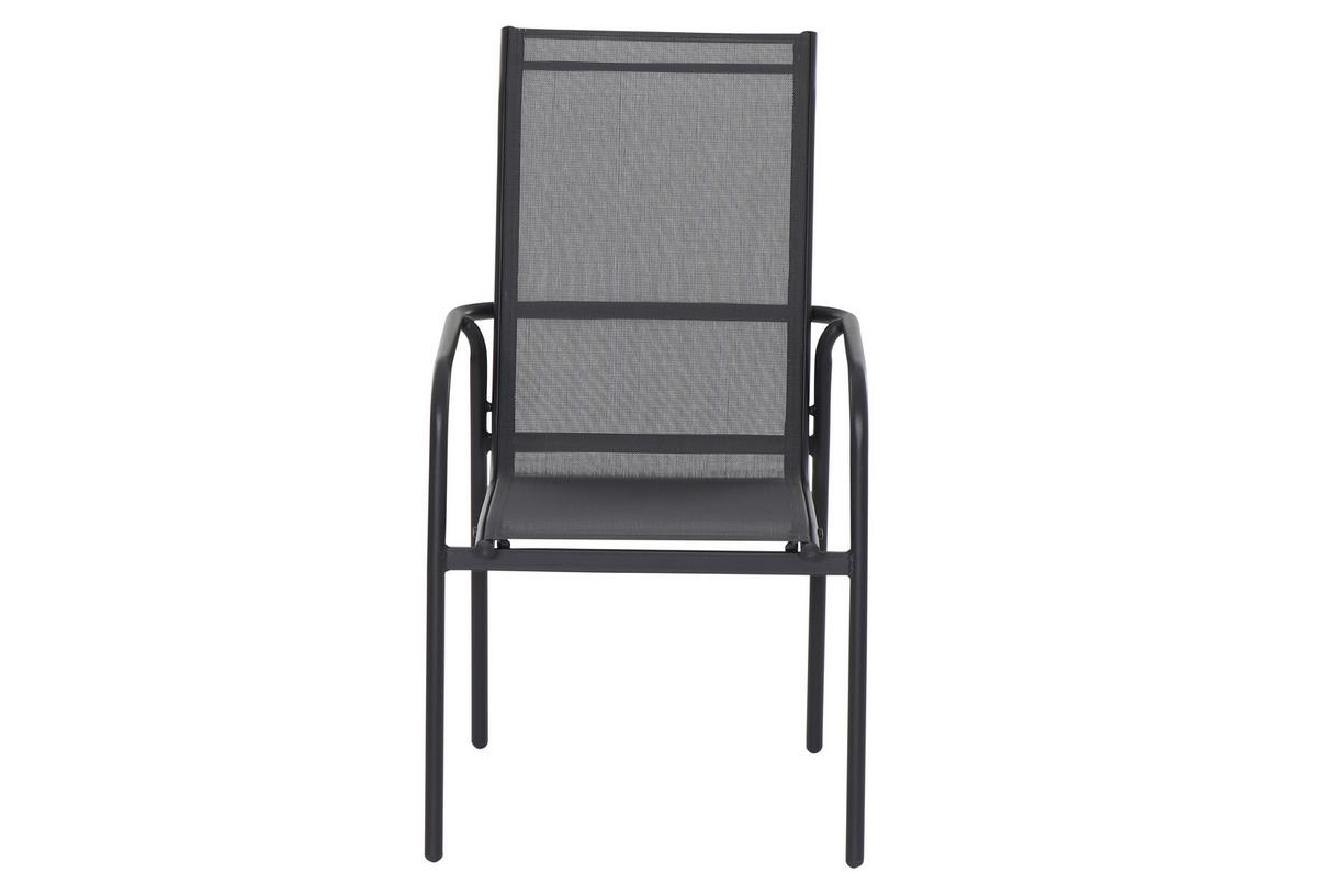 Vrtna Garnitura Torino, Siva, 7-Delno - siva, Moderno, kovina/steklo (150/74/90cm) - Beldano