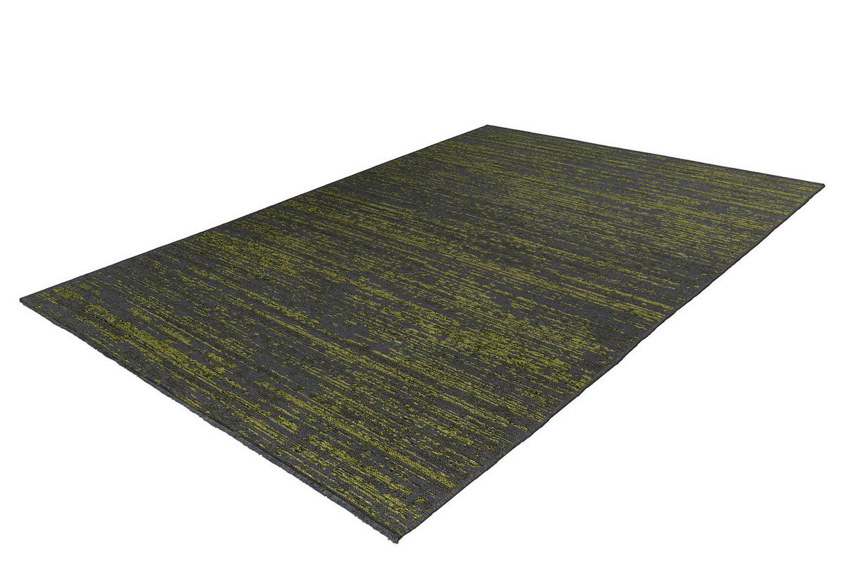Flachwebeteppich Kalevi 100 - Grün, Konventionell, Textil (160/230cm) - Kayoom