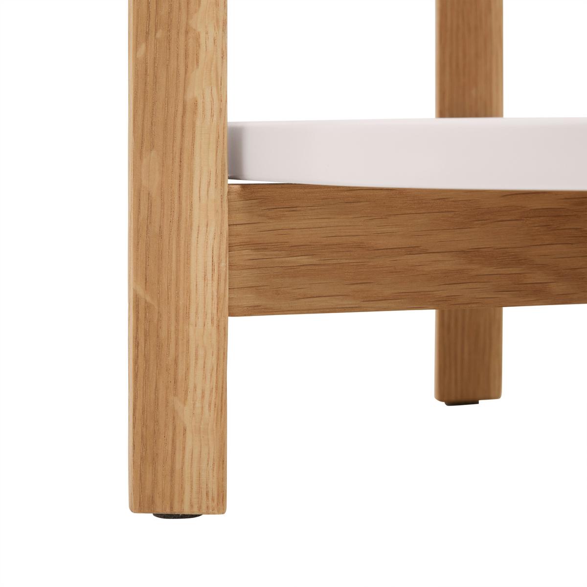 Couchtisch Strut Naturfarben/Weiß - Naturfarben/Weiß, MODERN, Holz/Holzwerkstoff (100/50/45cm) - Mömax
