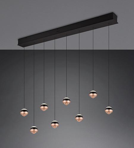 LAMPA ZWIESZANA LED 344410832 ORBIT - czarny, Design, metal (150/13/200cm) - Trio Leuchten