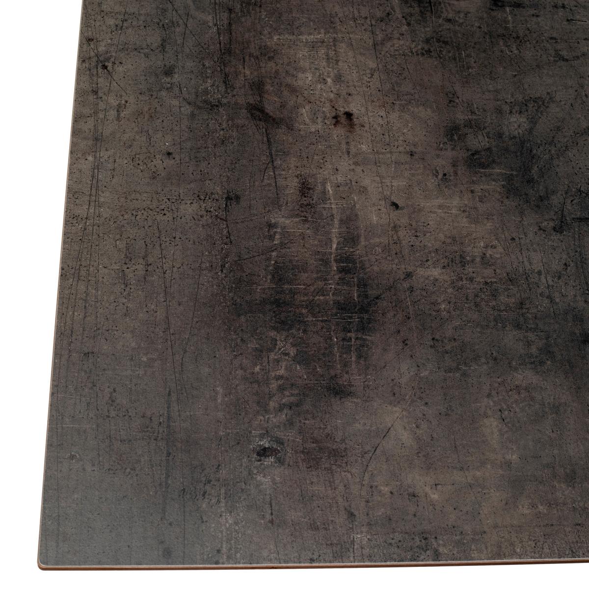 STÓŁ OGRODOWY GEORGE - antracytowy, Modern, tworzywo sztuczne/metal (80/72/80cm) - Ambia Garden