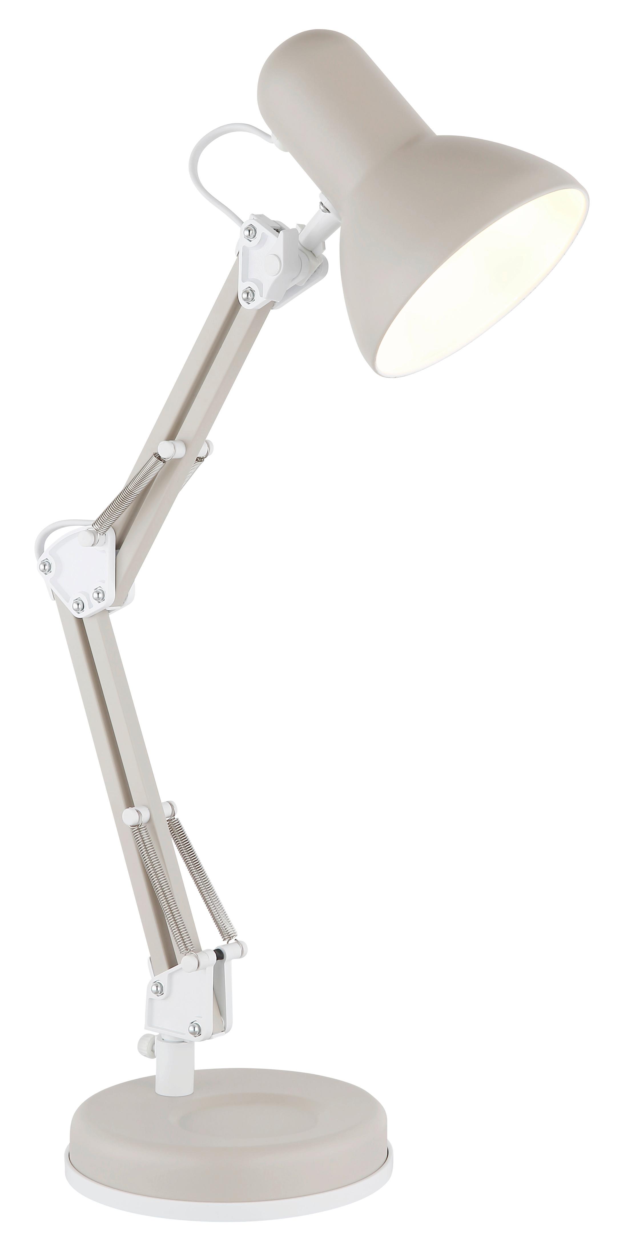 Veioză Famous - alb/nisipiu, plastic/metal (40/15/59cm)