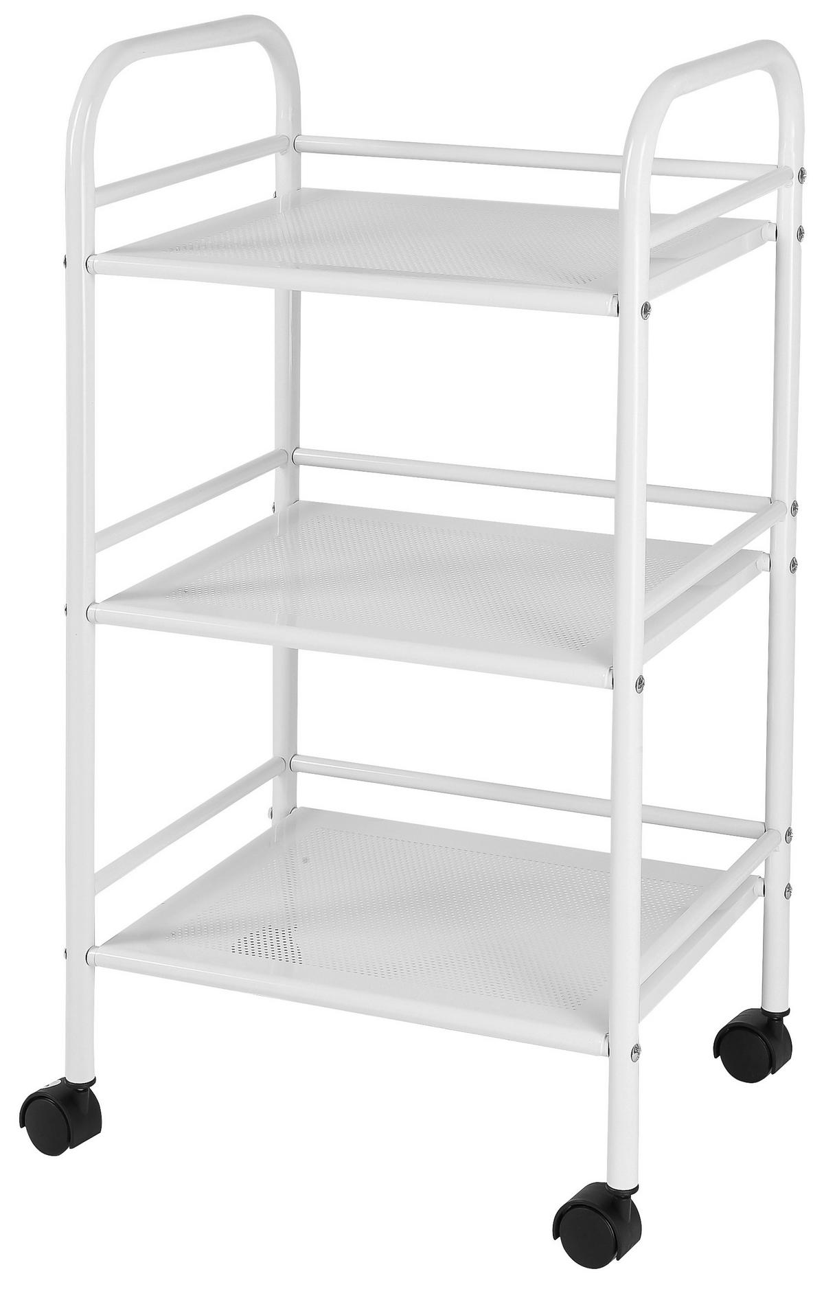 Večnamenski Voziček Rimini, Bela - bela, Moderno, kovina/umetna masa (41/75/32cm)