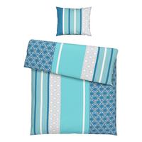 BETTWÄSCHESET SARA - Türkis, Textil (160/210cm) - Modern Living