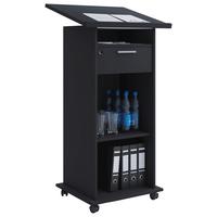 Stehpult Meeta Schwarz - Schwarz, Basics, Holzwerkstoff (60/50/120cm) - MID.YOU