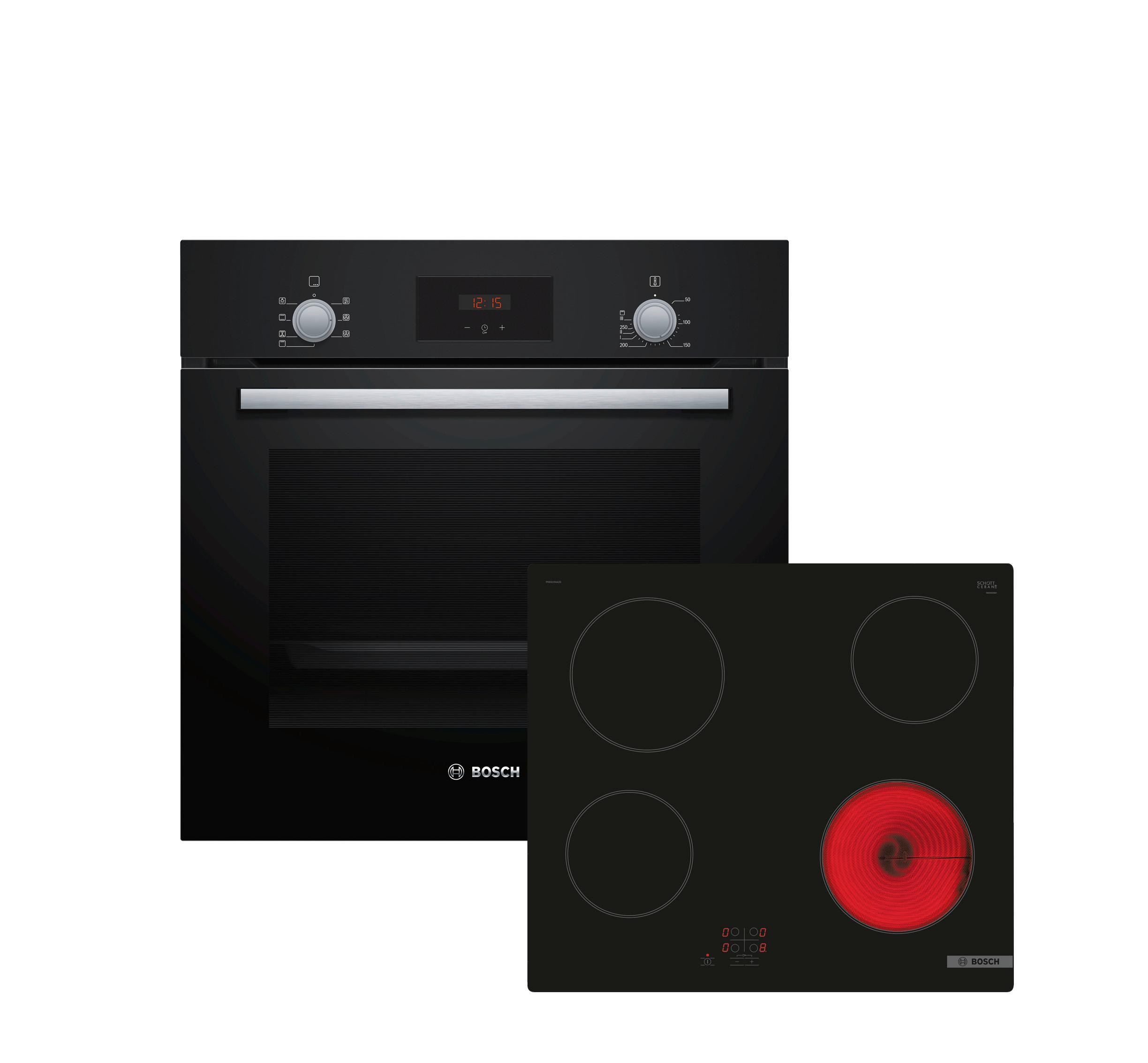 Backofenset HBD231FB65 in Schwarz - Schwarz, Basics (60cm) - Bosch