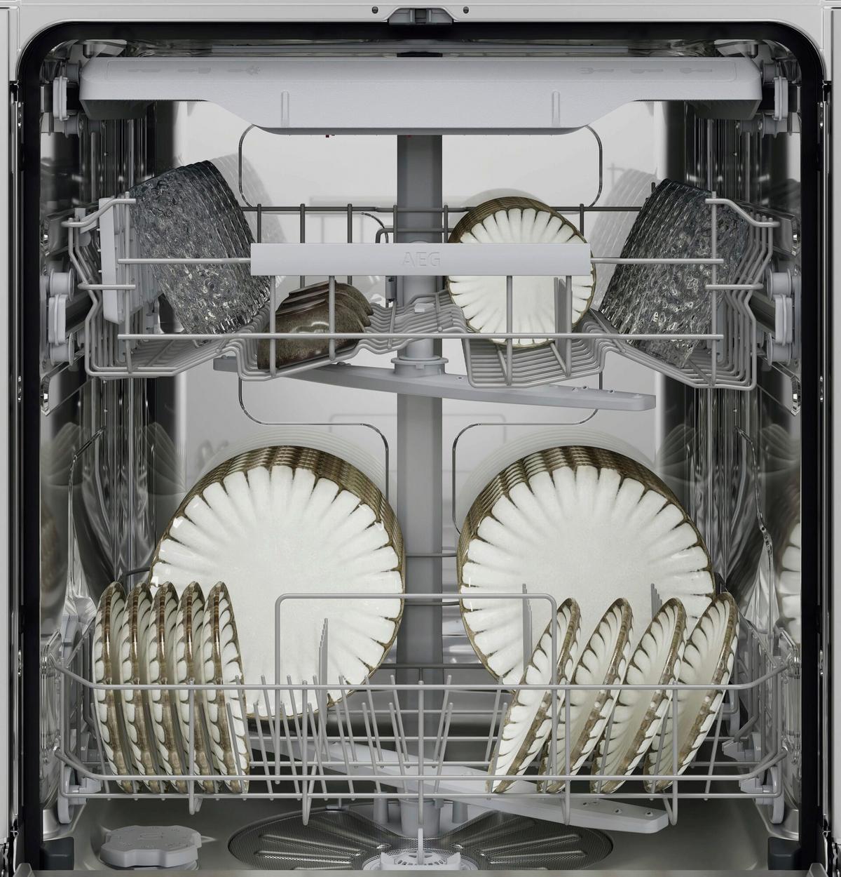 Geschirrspüler NG52ID20K Weiß - Weiß, MODERN, Metall (59,6/81,8/55cm) - AEG