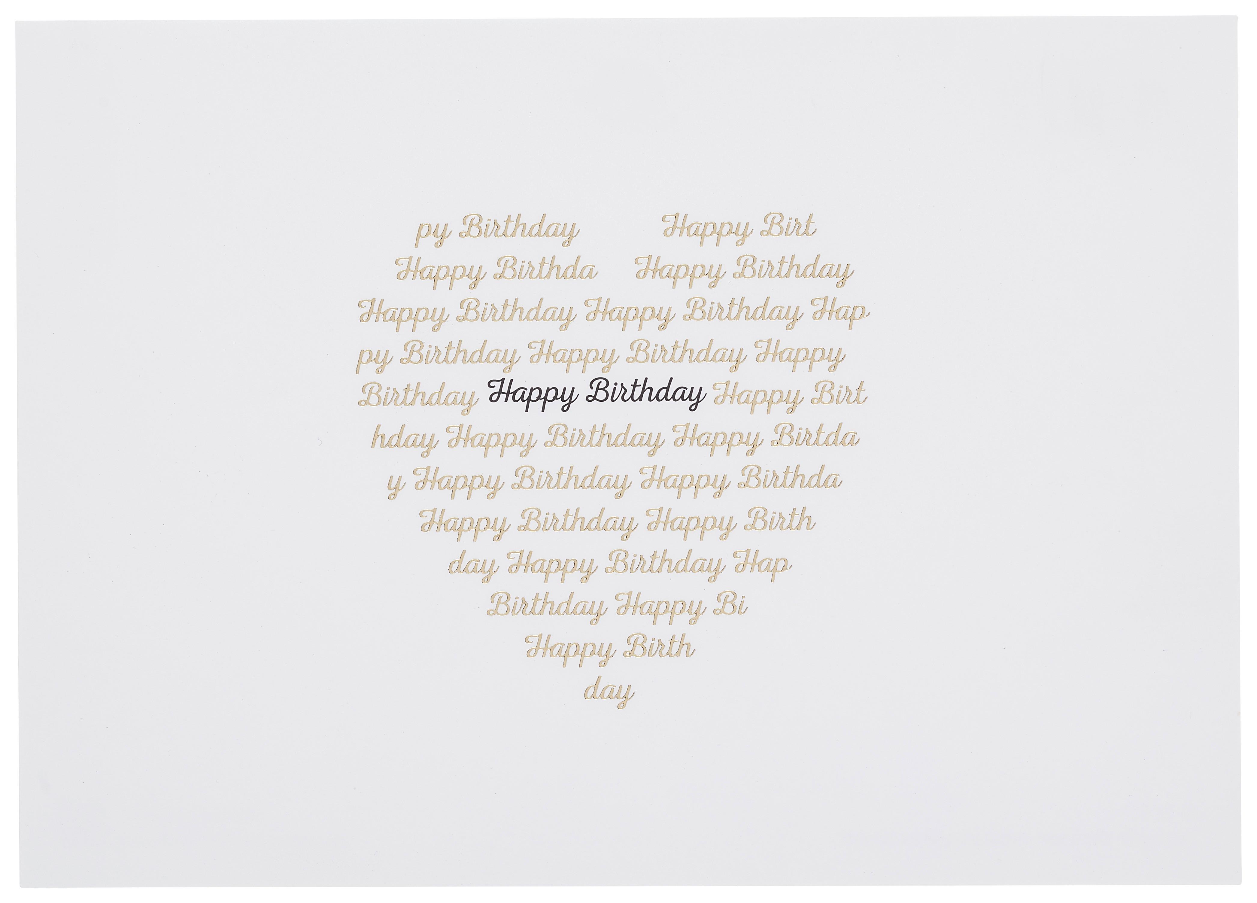 POSTKARTE GOLD - Goldfarben/Schwarz, Papier (14,8/10,5cm)