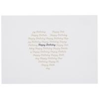 POSTKARTE GOLD - Goldfarben/Schwarz, Papier (14,8/10,5cm)