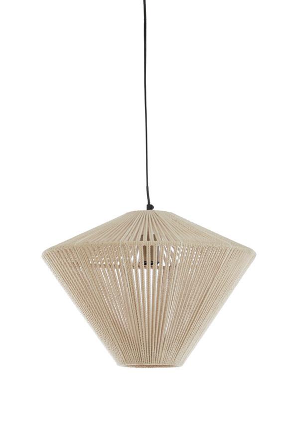 LAMPA WISZĄCA 2973284 FELIDA - kremowy, Basics, metal/tkanina (42/32/32cm) - Light & Living