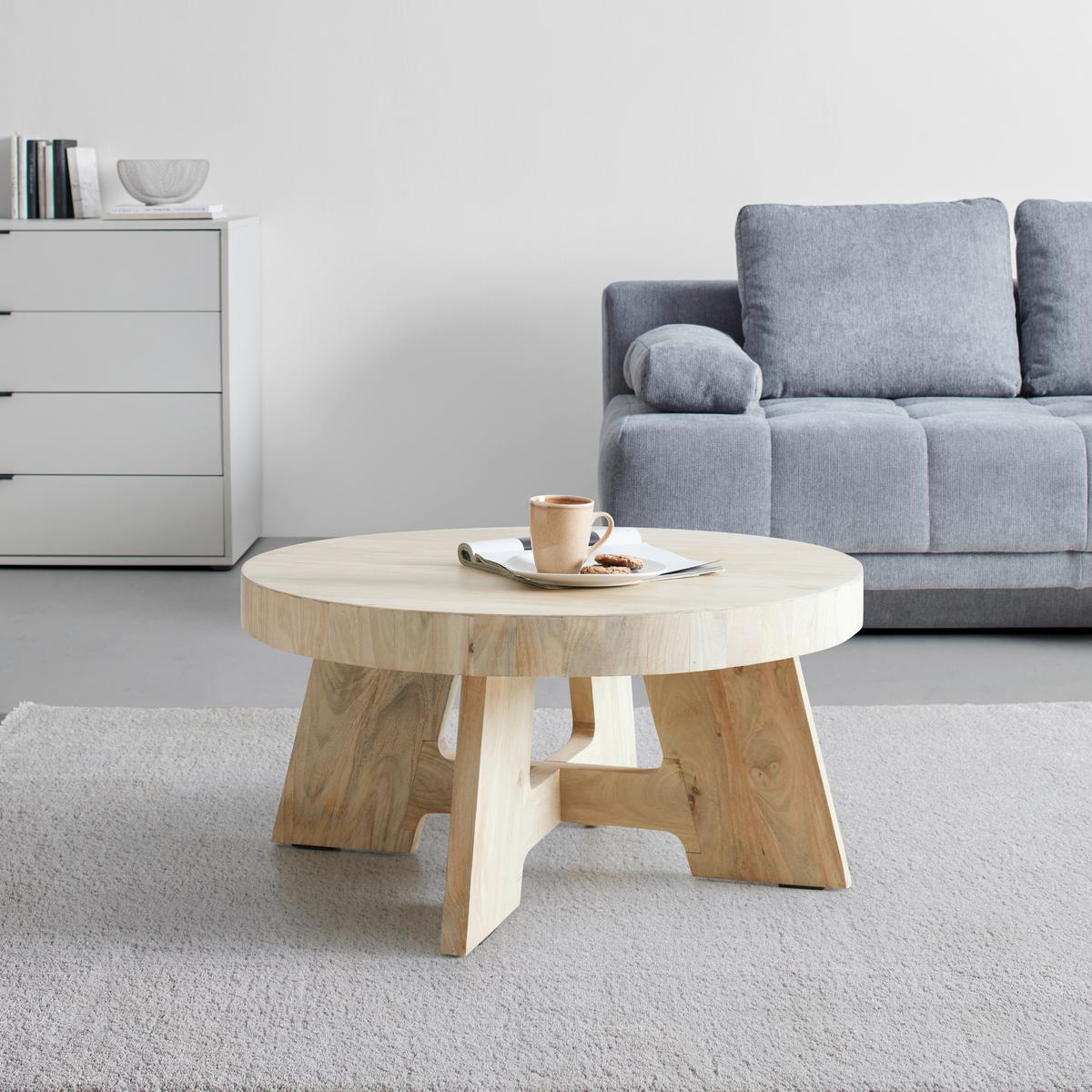 Dohányzóasztal Alex I - natúr színű, Natur, fa (91/46/91cm) - Zandiara